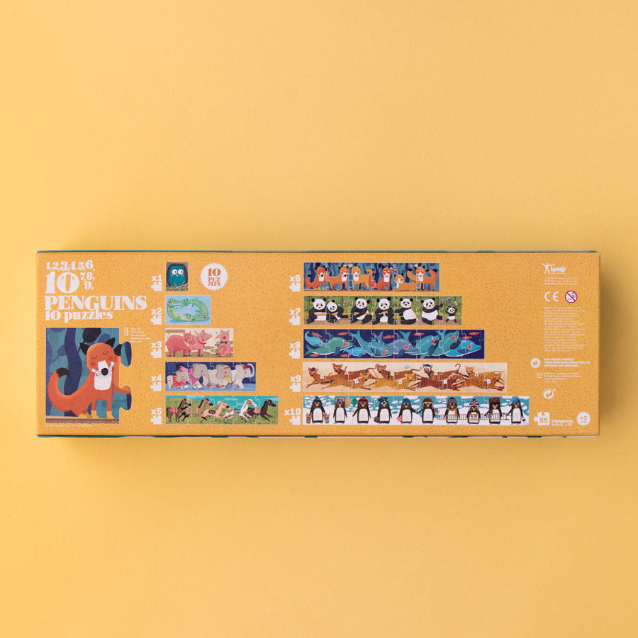 Tolles Puzzle zum Zählenlernen für Kinder
