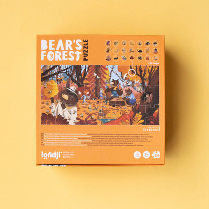 Das Puzzle Bears Forest von Londji ist ab 3 Jahren und hat 24 Teile. 
