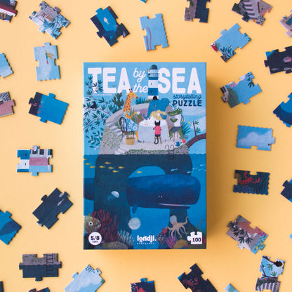 Das Puzzle Tea by the Sea kommt in einer hübschen Verpackung und ist sehr schön illustriert. 