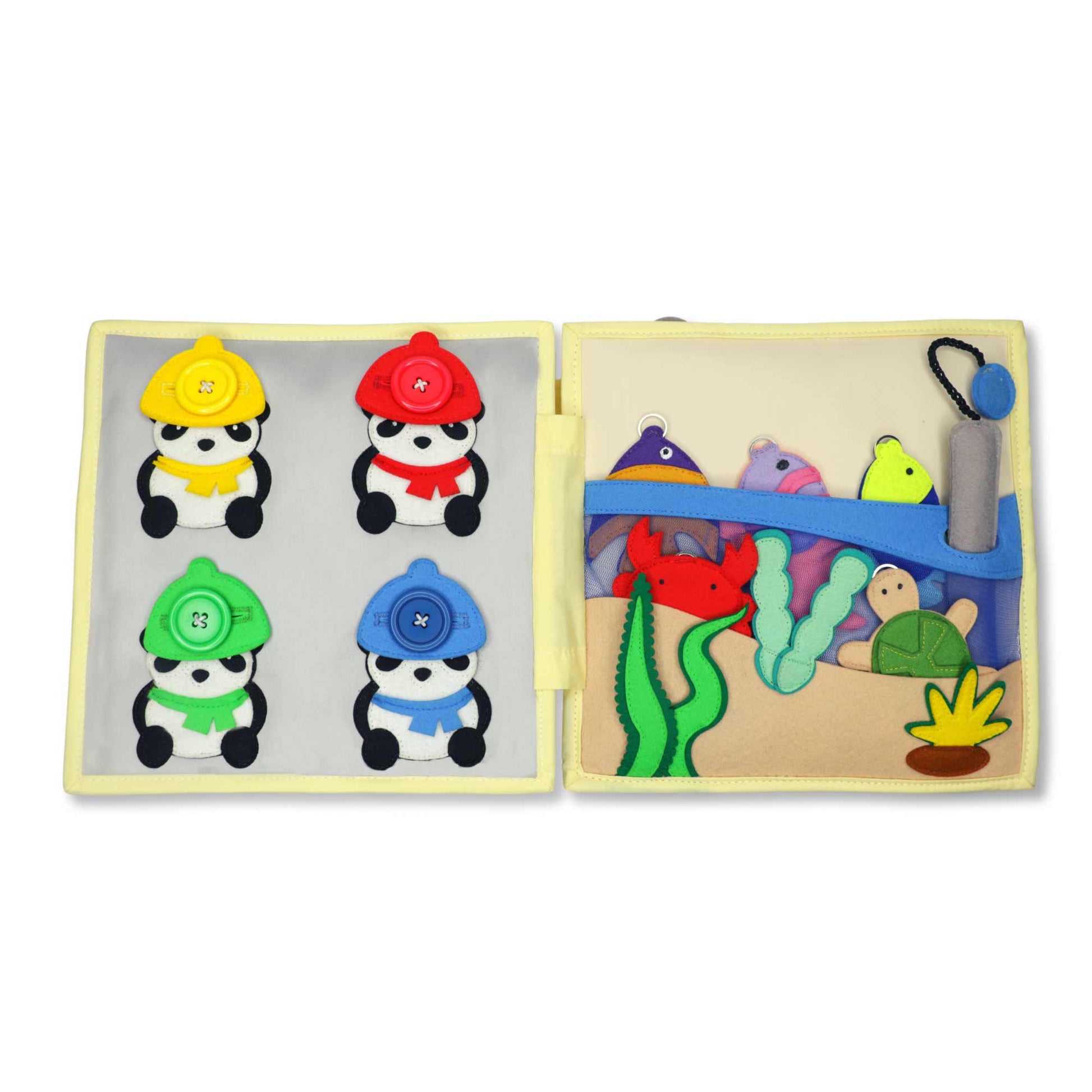 Quiet Book zum Spielen