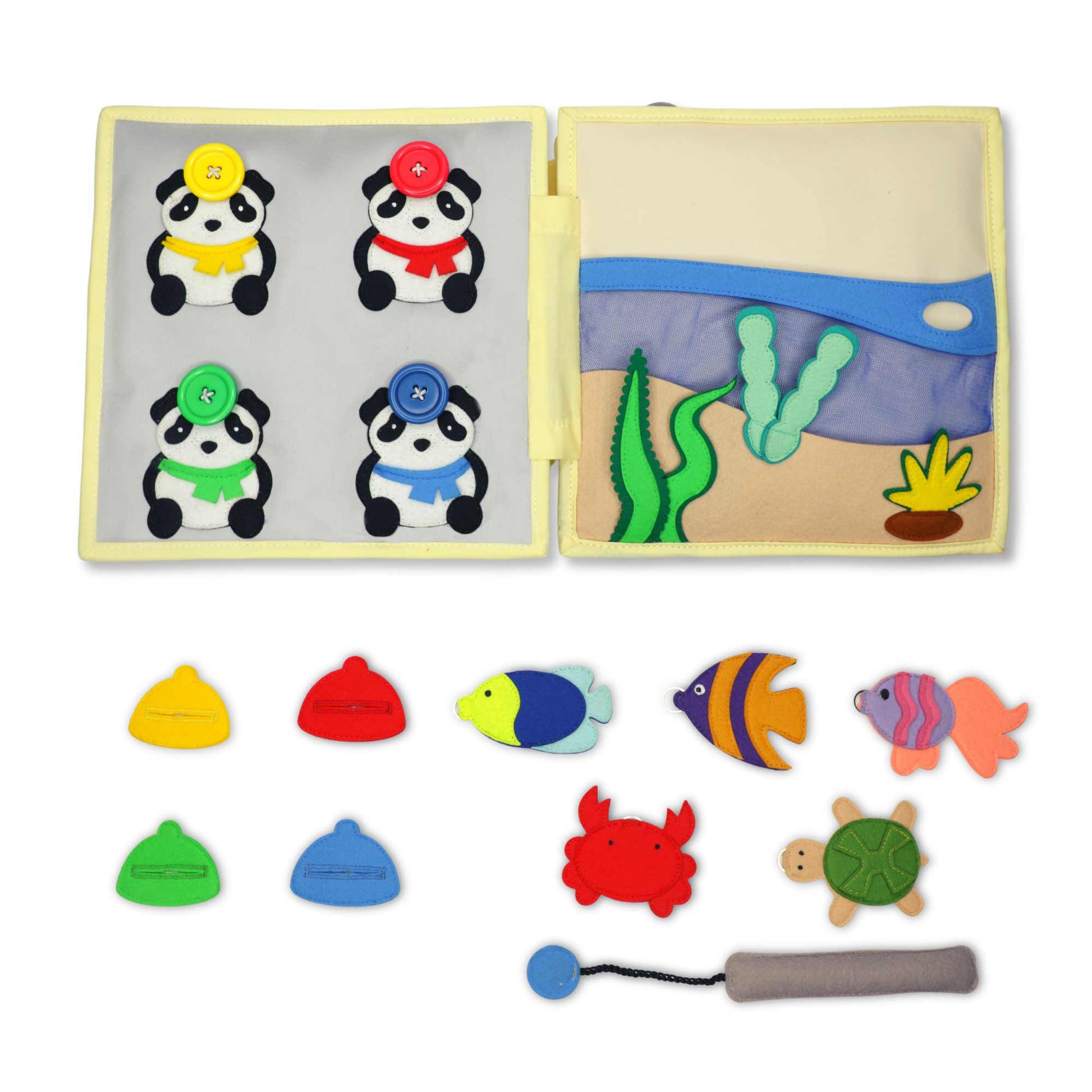 Quiet Book zum Spielen