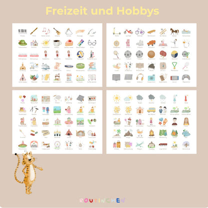 Wochenplaner inkl. 3 Routineplaner und Symbole