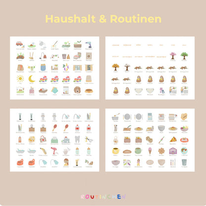 Wochenplaner inkl. 3 Routineplaner und Symbole