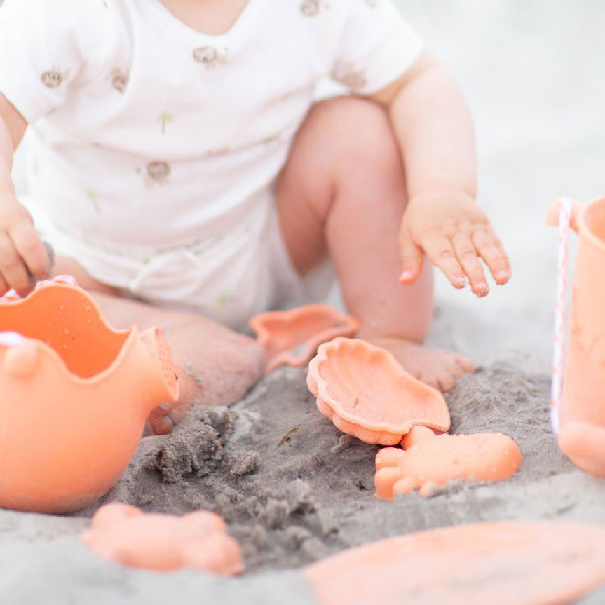 4er-Set Sandförmchen Coral | Wasser- und Sandspielzeug