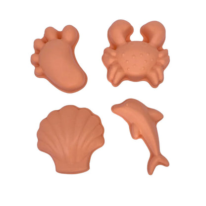 4er-Set Sandförmchen Coral | Wasser- und Sandspielzeug