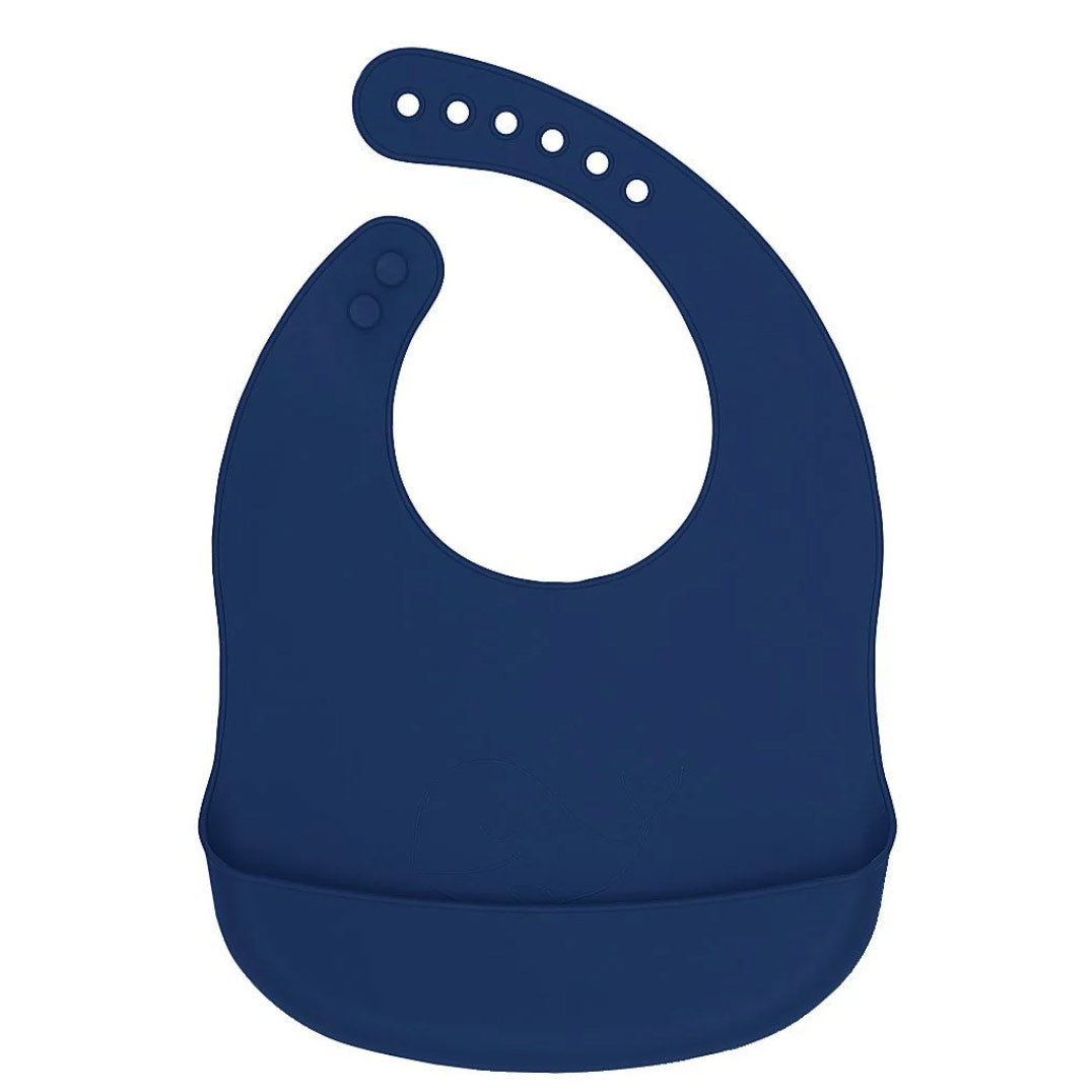 Silikon-Lätzchen in blau