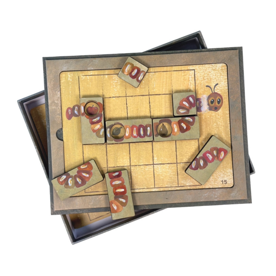 Konzentrationsspiel für Kinder - Raupe Magnetspiel zum Legen