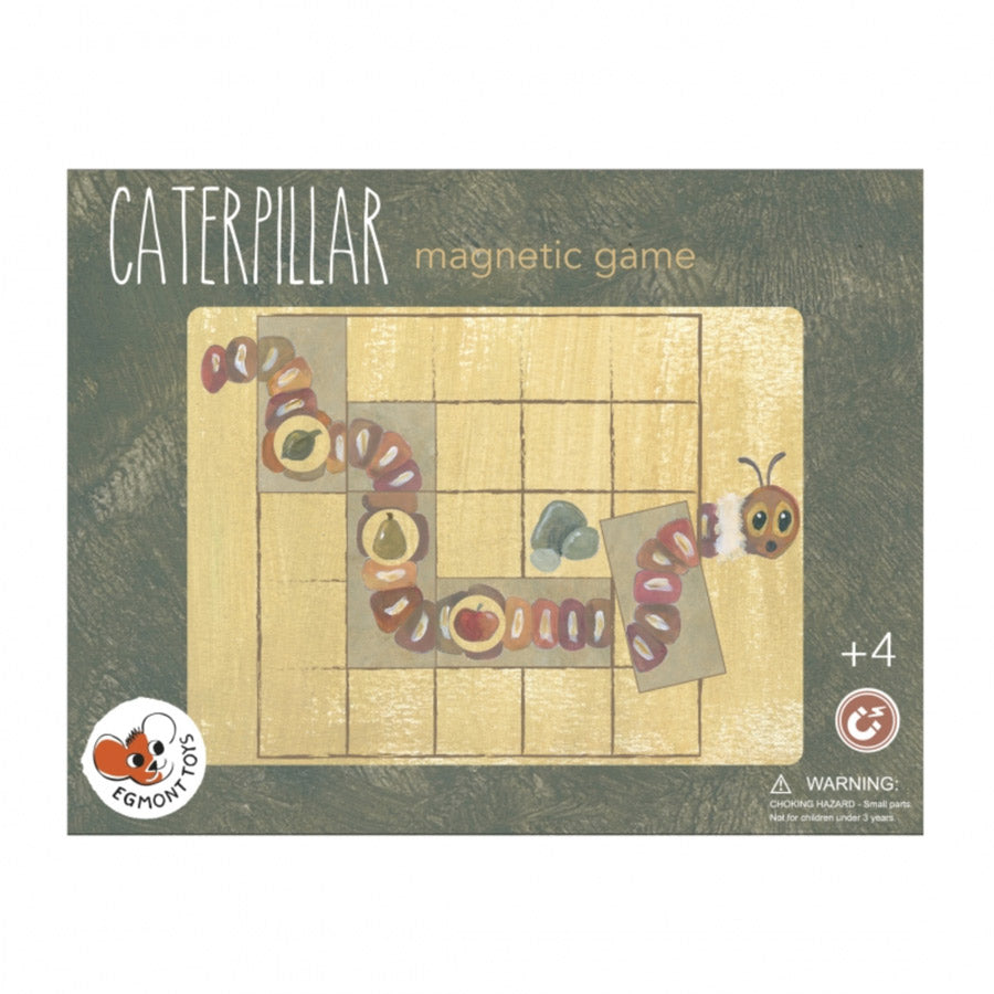 Das magnetische Spiel Raupe ist ab 4 Jahren und ist ein Konzentrationsspiel