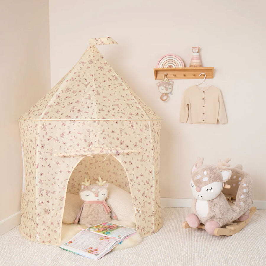 Pop Up Spielzelt Vintage Flowers