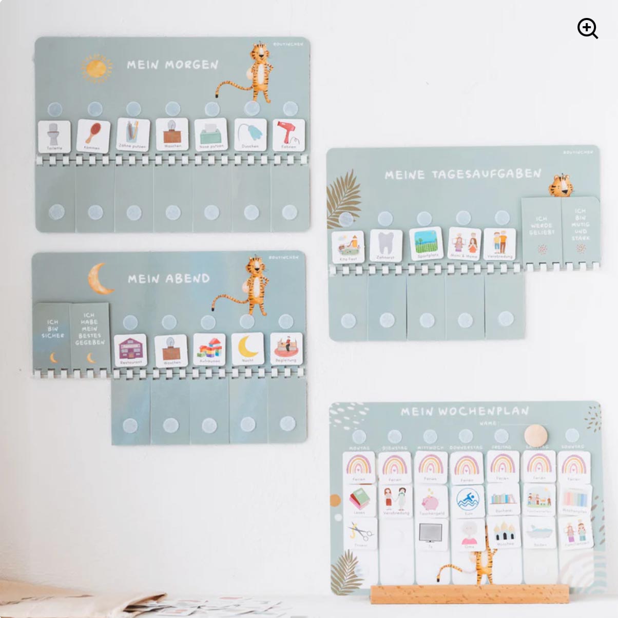 Wochenplaner inkl. 3 Routineplaner und Symbole
