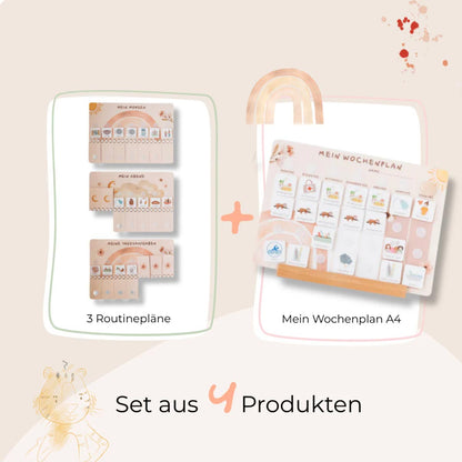 Wochenplaner inkl. 3 Routineplaner und Symbole
