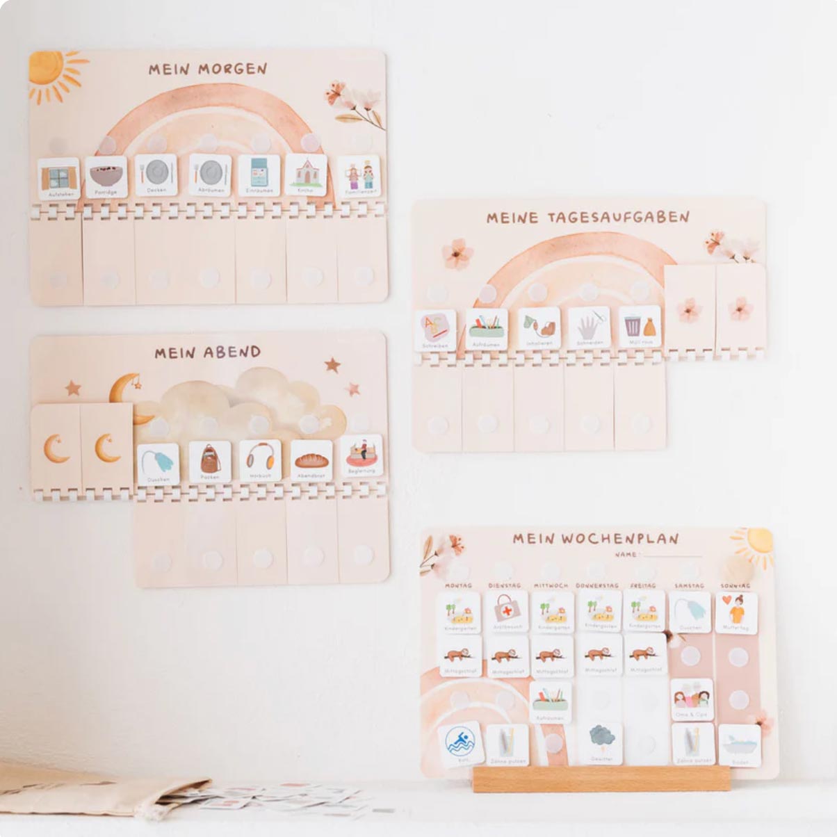 Wochenplaner inkl. 3 Routineplaner und Symbole
