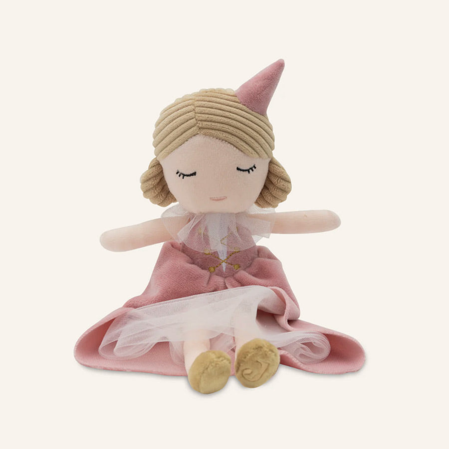 Puppe Prinzessin Lynn mit rosa Kleidchen und Tüll-Accessoires