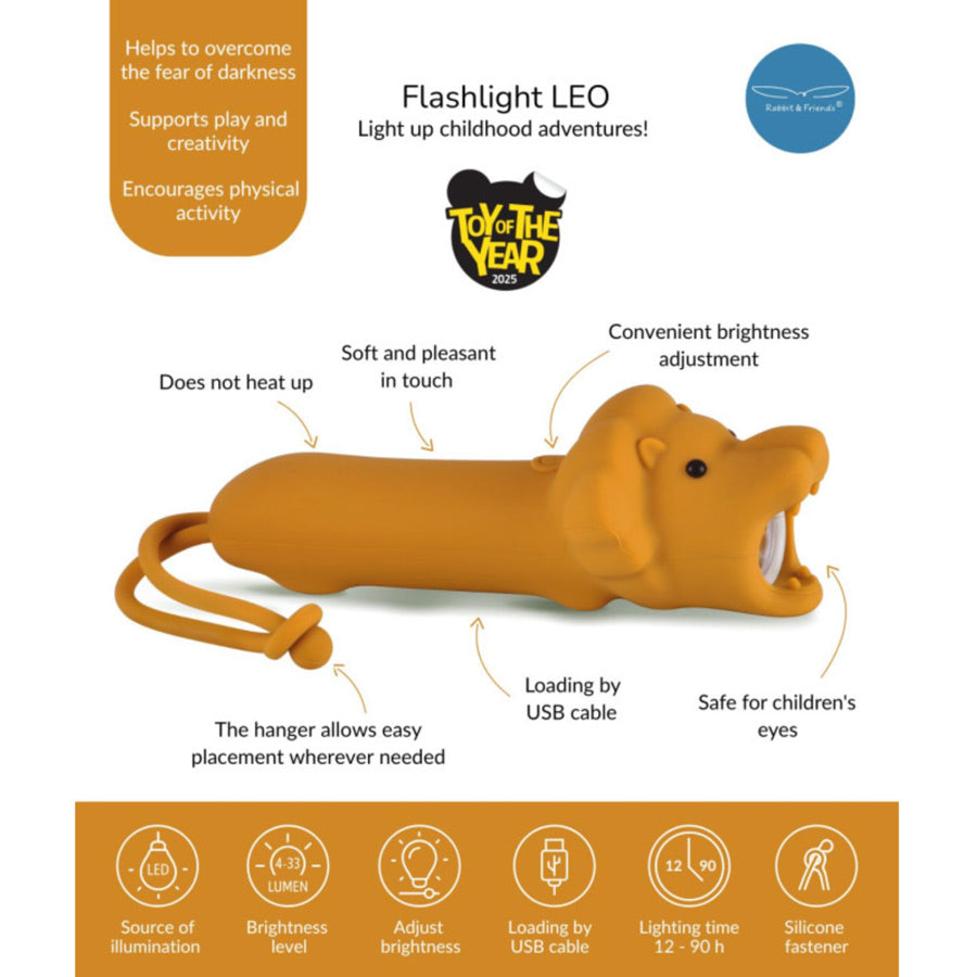 Taschenlampe für Kinder - LED und Akku