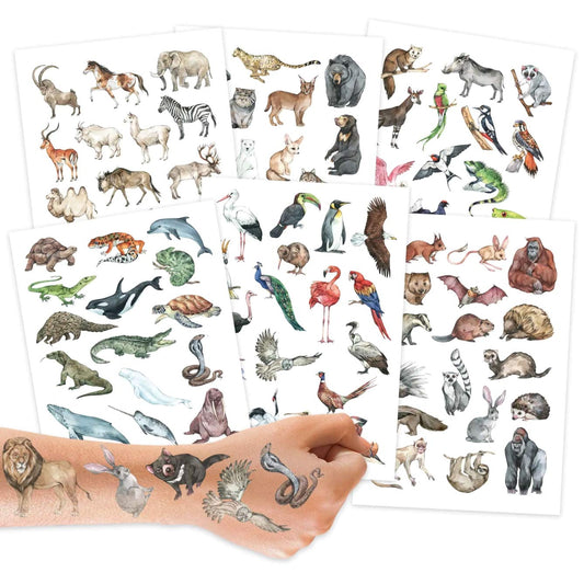 Temporäre Tattoos Tiere
