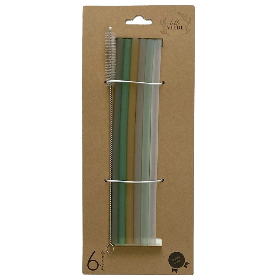 Trinkhalme aus Silikon für Kinder