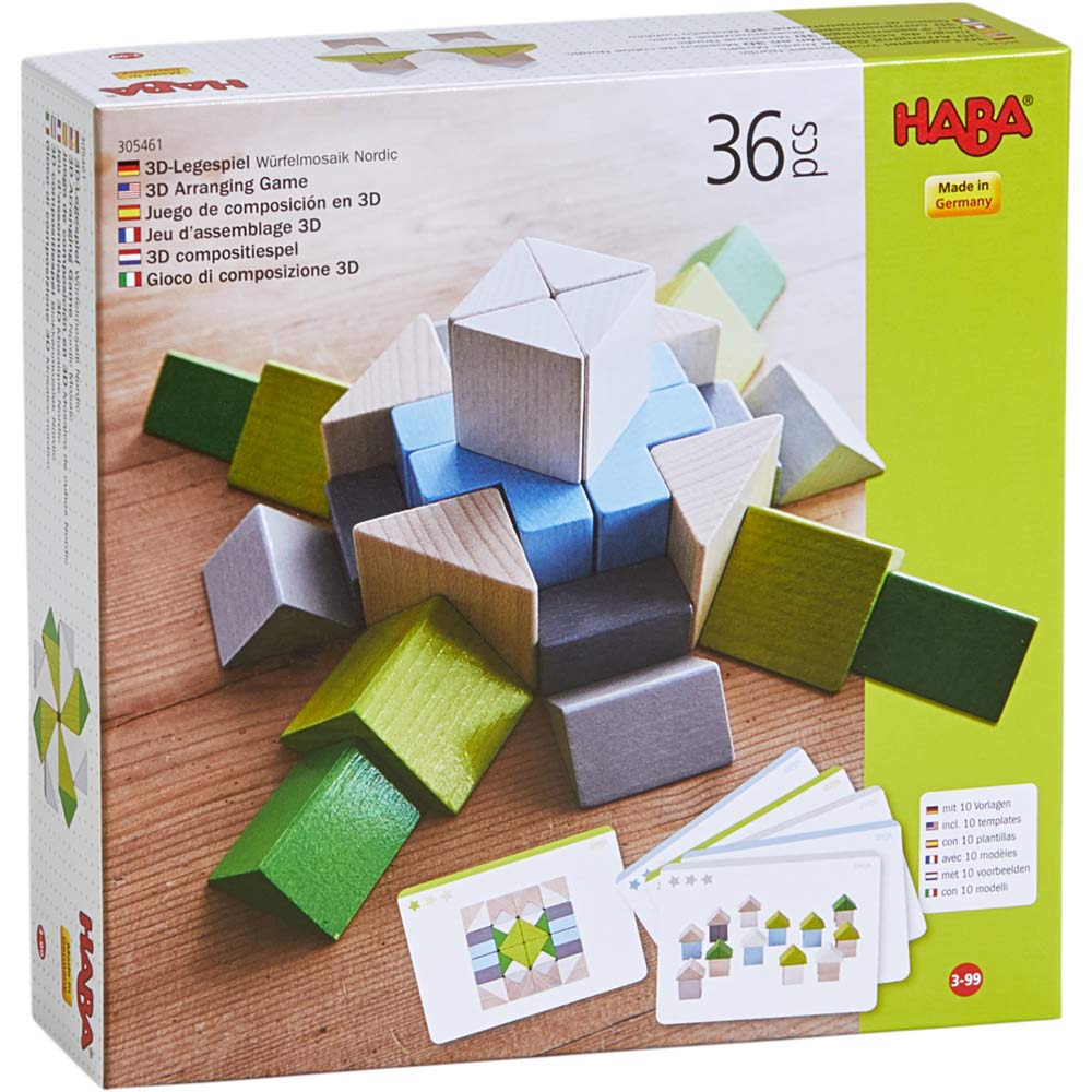 Würfelmosaik 3D-Legespiel