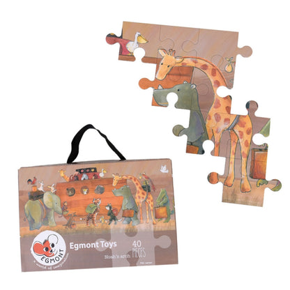 großes Puzzle im Koffer mit dem Motiv "Arche Noah" mit 40 Puzzleteilen